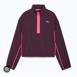 Puma running jacket half zip